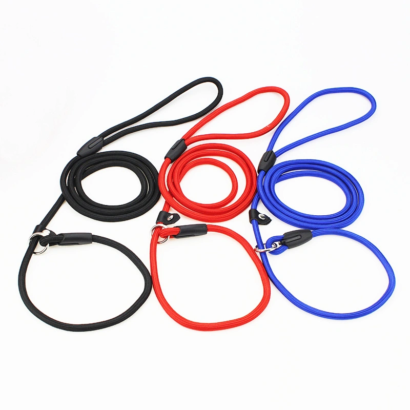 Factory Made Nylon dog leash,High Quality Wholesale Custom Cheap  drag pet leash ,Fashion P chain leash