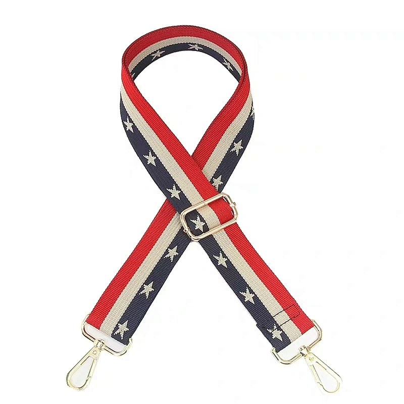 Factory Wholesale Sells High Quality Custom Adjustable Ladies Woven Shoulder Bag Strap