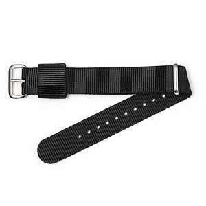 Hot Selling Custom LOGO 20Mm  Field Loop Striped  Ballistic Nylon Watch Strap//