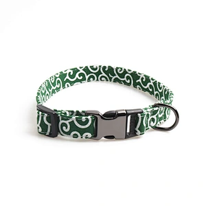 Stylish Customized Manufacturer Ajustable Semimetal Buckle Dog Collar