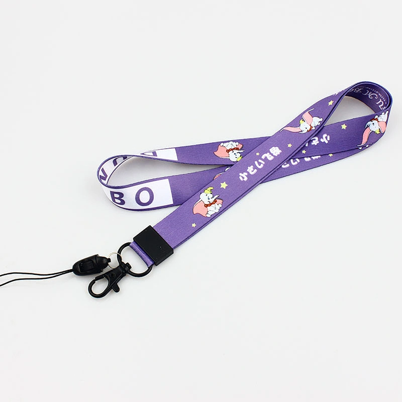 Multi Color Keychain Holder Safety Straps Lanyard Logo Custom Nylon Lanyards
