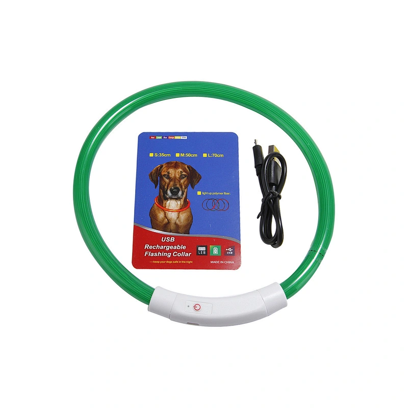 Available in 6 Colors & 6 Sizes, Makes Your Dog Visible, Safe & SeenIllumiseen USB Rechargeable LED Dog Collar