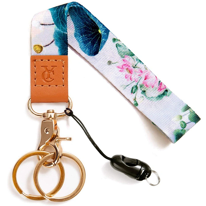 Factory Supply Discount Price High Quality Wrist Strap Anti Lost Custom Lanyard Keychain