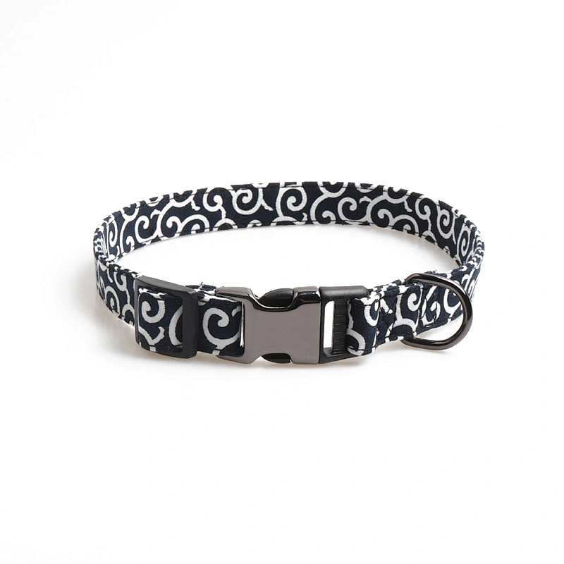 Stylish Customized Manufacturer Ajustable Semimetal Buckle Dog Collar