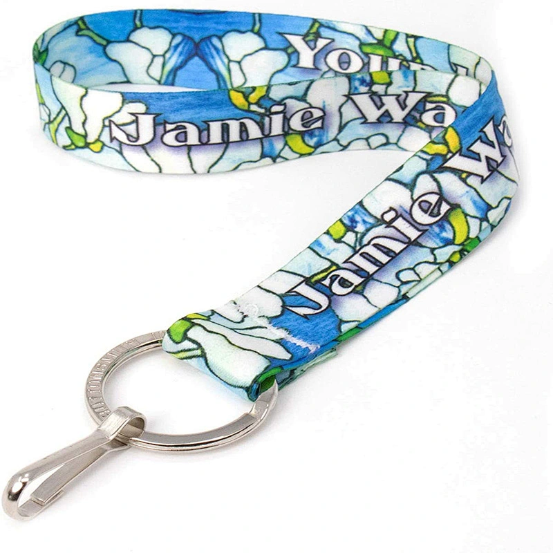 Professional Factory Reliable And Cheap Oem/Odm Acceptable Wrist Strap Sublimation Lanyard Keychain