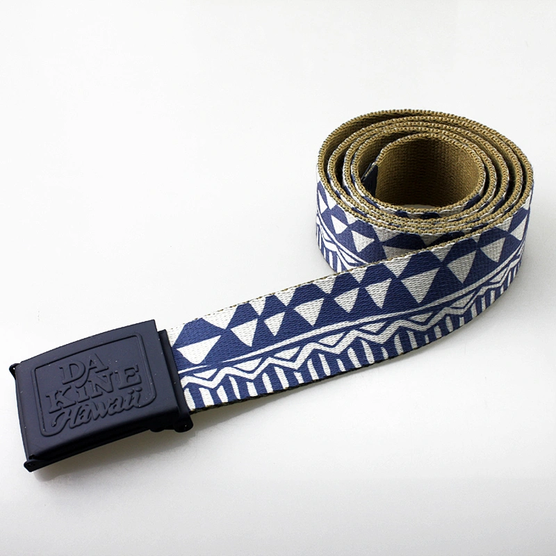wholesale cotton material canvas belt with custom logo buckle