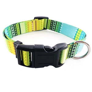 New Design Frenchie Soft Flower ID Reflective Nylon Dog Collar for Dogs COLLARS Pet Collar Accept Customized Logo ODM Service