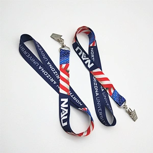 Outdoor Cheap Holder Print Custom LOGO Cute Polyester Lanyard//
