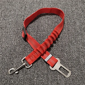 High Quality Customized Manufacturer Reflective Nylon Elastic Car Safety Dog Seat Belt