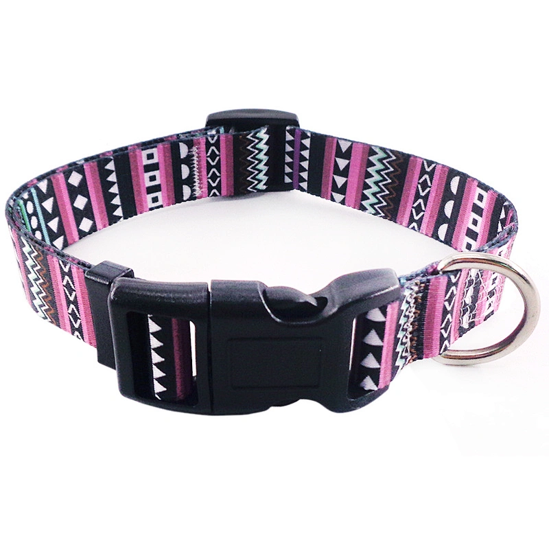 New Design Frenchie Soft Flower ID Reflective Nylon Dog Collar for Dogs COLLARS Pet Collar Accept Customized Logo ODM Service