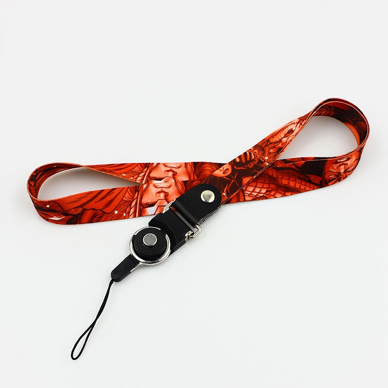 Multi Color Keychain Holder Safety Straps Lanyard Logo Custom Nylon Lanyards