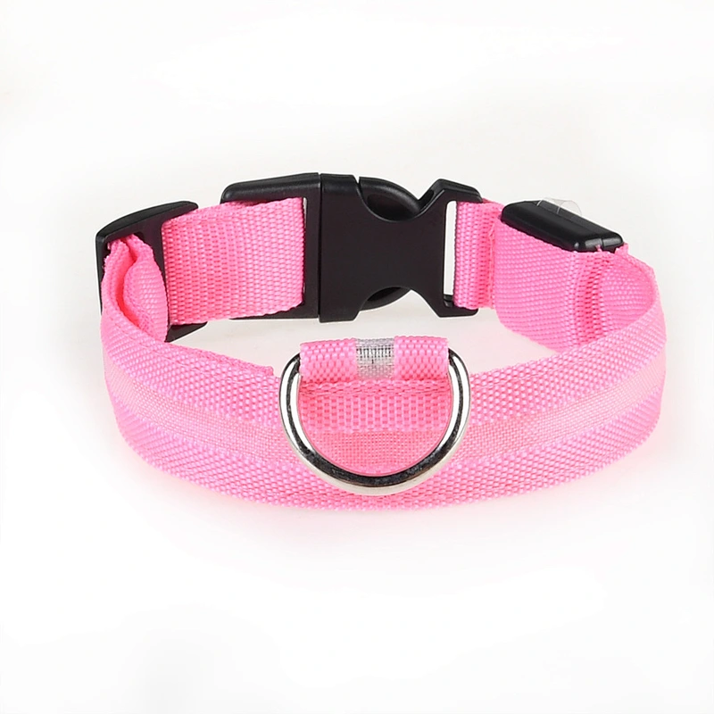 Safety Para Perro Night Illuminated, Walking Night Glowing Usb Rechargeable Pet Led Dog Collar