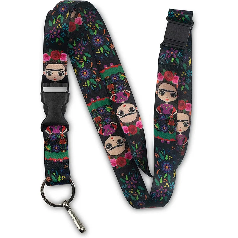 New Arrival Customization Sublimation Printed Neck Strap Polyester Lanyard