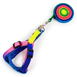 High Quality Nylon Material, 360 Rotating Swivel Lobster Clasp Traction Thoracic Dorsal Suits Dog Rope Dog's Leash Chain
