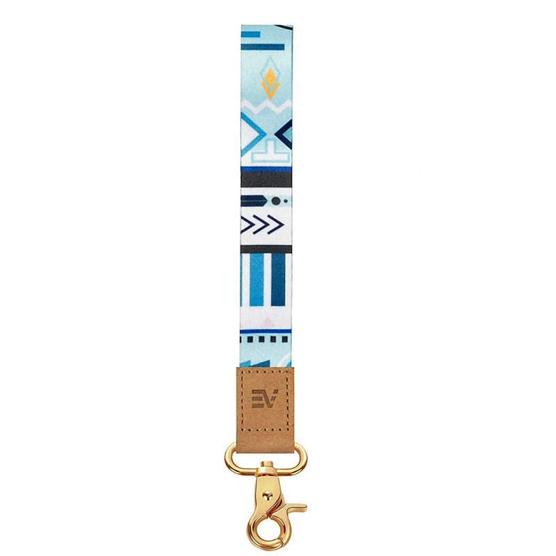 Modern Design High Quality Custom Colorful Printed Anti Lost Phone Holder Car Accessories Wristlet Keychain Lanyard