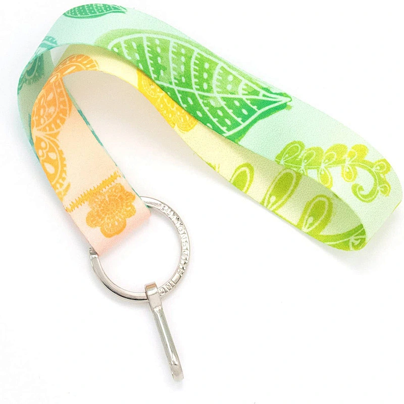 Professional Factory Reliable And Cheap Oem/Odm Acceptable Wrist Strap Sublimation Lanyard Keychain