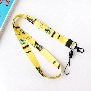Hot Sale Adjustable Length Break Card Holder Cup Holder Embossed LOGO Neck Strap//