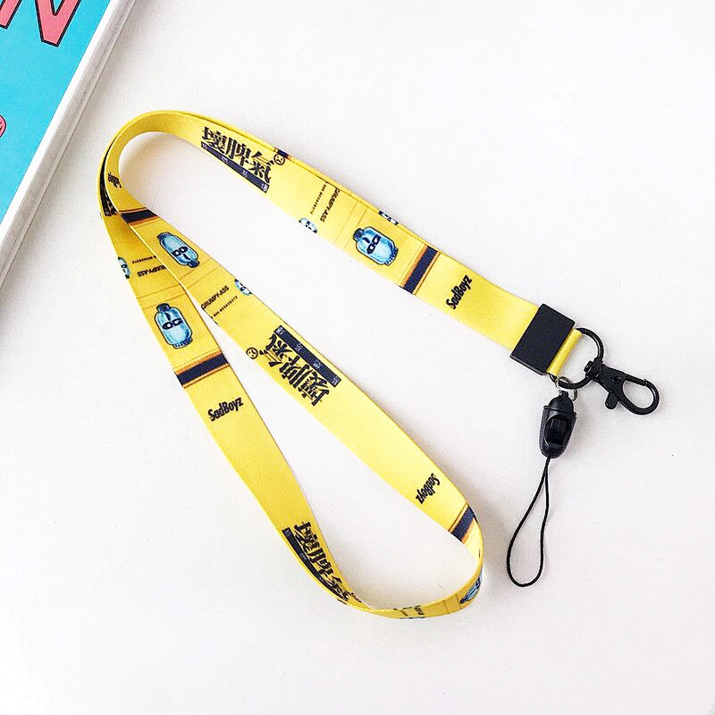 Hot Sale Adjustable Length Break Card Holder Cup Holder Embossed LOGO Neck Strap//