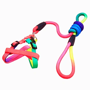 High Quality Nylon Material, 360 Rotating Swivel Lobster Clasp Traction Thoracic Dorsal Suits Dog Rope Dog's Leash Chain