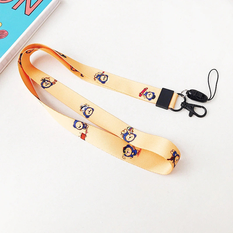 Hot Luxurious Promotional Customized, Oem Silk Screen Printing Pom Two Clasp Lobster Clip Whistle Kids Eyeglasses Neck Lanyard