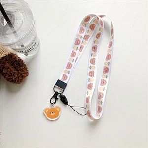 Custom Silk Nylon Unique Logo Lanyard Business Gift Use And Polyester Material Lanyard