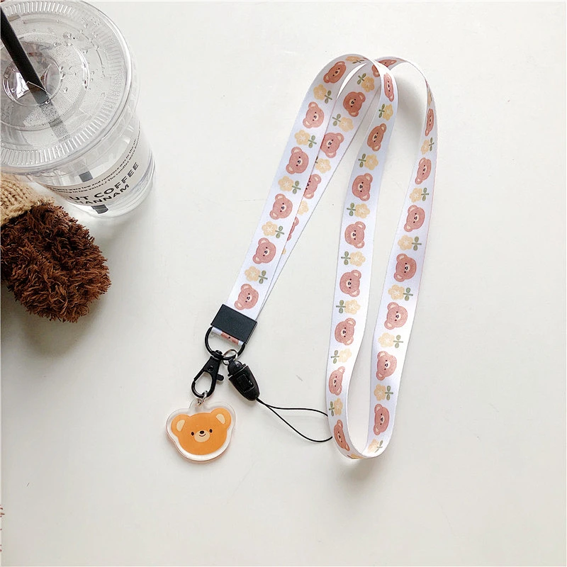 Custom Silk Nylon Unique Logo Lanyard Business Gift Use And Polyester Material Lanyard