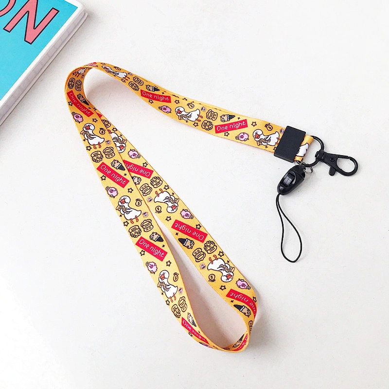 Multi Color Keychain Holder, Safety Polyester Phone Key And Id Neck Straps Lanyard/