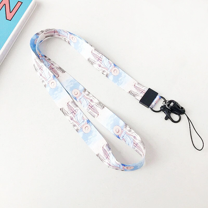 Custom Id Name Badge Medal Holder With Buckle Sublimated Heat Press Custom Logo And Color Necklace Lanyard