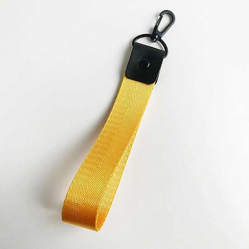 High Quality Wholesale Custom Cheap Phone Case Keychain Polyester Wrist Strap Lanyard