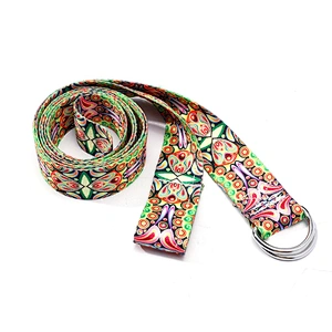 Eco Friendly Organic Cotton Polyester Yoga Mat Carrying Strap Yoga Strap