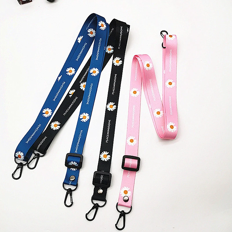 Personalized Funny Single Woven Mini Kids Keys Plastic Snap Hook Reel Sublimation Printed Custom Logo Blank Wrist Strap Lanyards