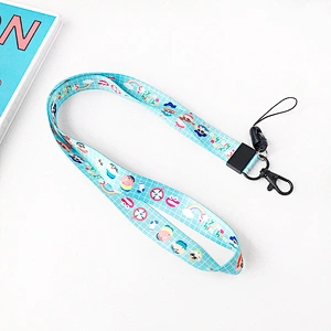 High Quality Id Lanyard Sports Lanyards For Christmas Nylon Sublimation Printed Retractable Badge Holder Safety Buckle Lanyard