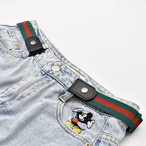 Hot Selling Clothing Accessories Lazy Belt Invisible Buckle-Free Elastic Waist Belts//