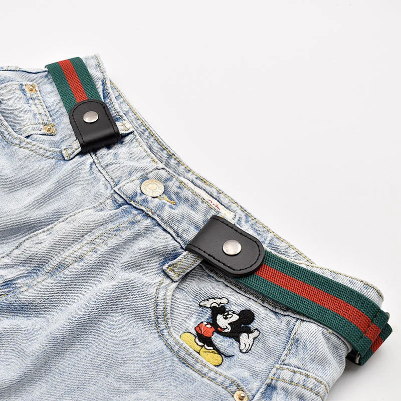 Hot Selling Clothing Accessories Lazy Belt Invisible Buckle-Free Elastic Waist Belts//