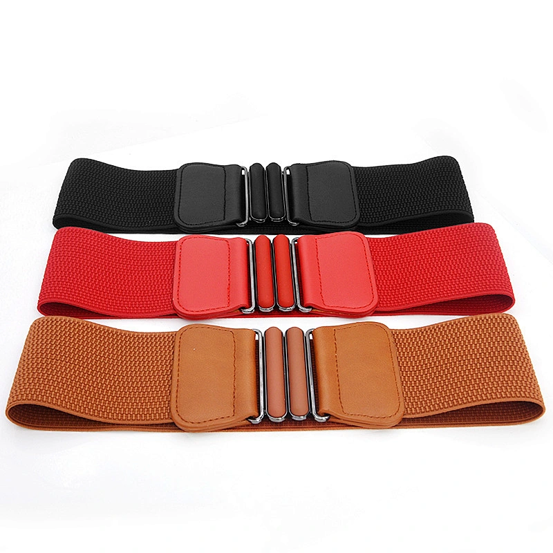 Fashion Waist Decor Lady Stretch Girdle Carved Dress Belt Casual Lady Cummerband Waistband