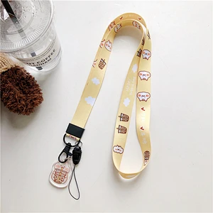 Custom Silk Nylon Unique Logo Lanyard Business Gift Use And Polyester Material Lanyard