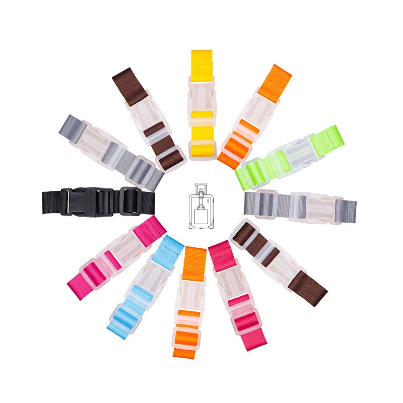 Custom personalized PP Webbing 3 digital TSA lock Buckle luggage strap Belts