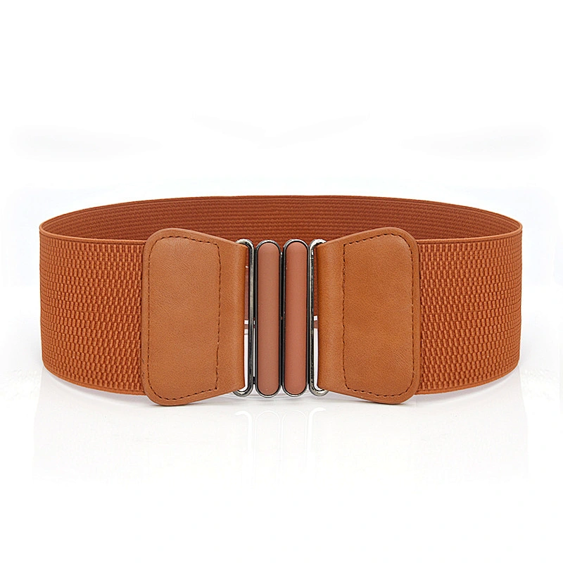 Fashion Waist Decor Lady Stretch Girdle Carved Dress Belt Casual Lady Cummerband Waistband