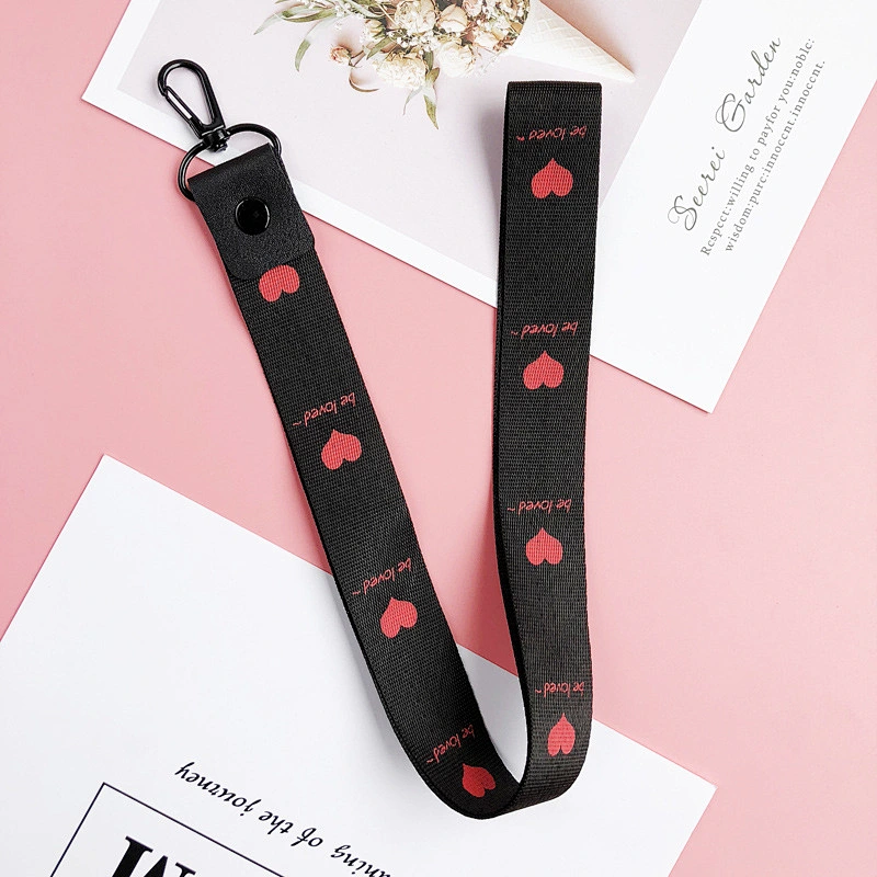 Original Factory High Quality Custom Printed Neck Strap ID Card, phone Polyester Lanyard