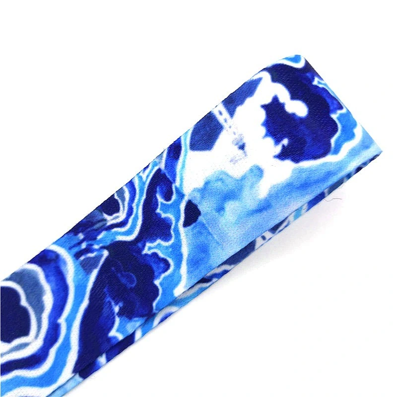 High Quality China Factory Promotion Sublimation Print Keychain Lanyard Custom