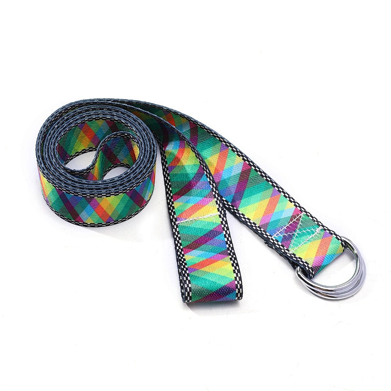 Eco Friendly Organic Cotton Polyester Yoga Mat Carrying Strap Yoga Strap