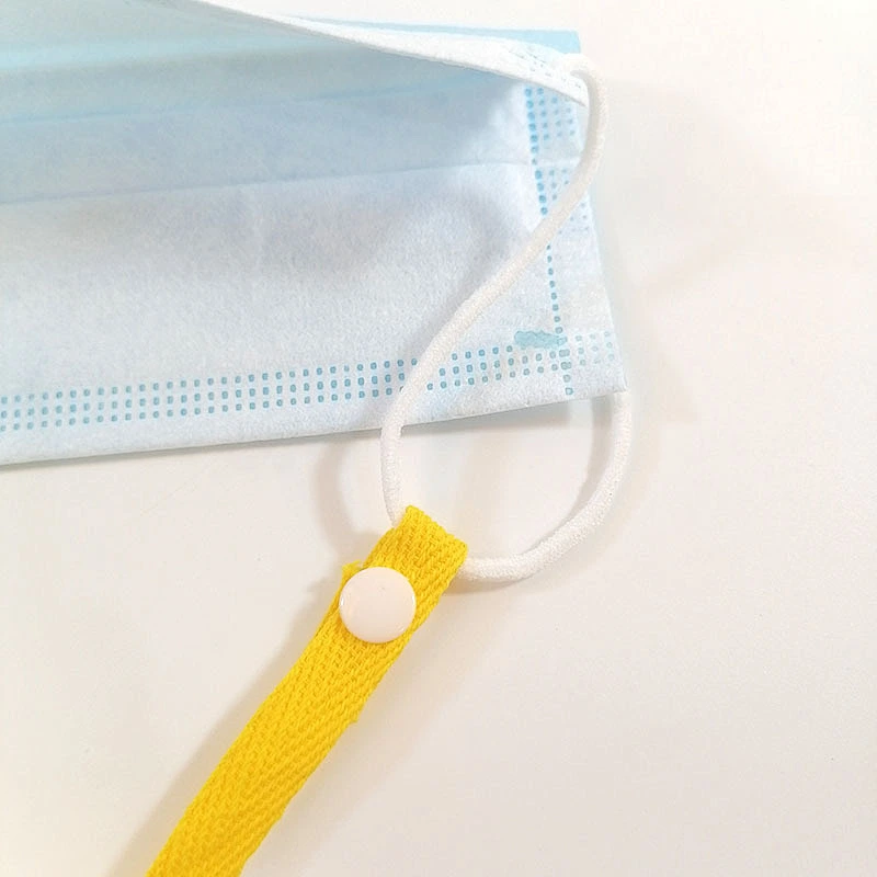 Popular Ins 24 colors, Plastic Buttons 10mm/15mm/20mm Anti-lost  Cotton M ask Lanyard/