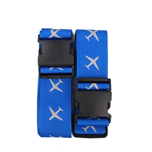 Wholesale Personalised 100% Polyester Webbing Belt 50mm Width Safty Buckle Luggage Straps
