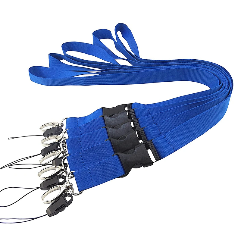 Hot Sale Factory Direct Personalized Blank Plain Nylon Flat Polyester Lanyard//