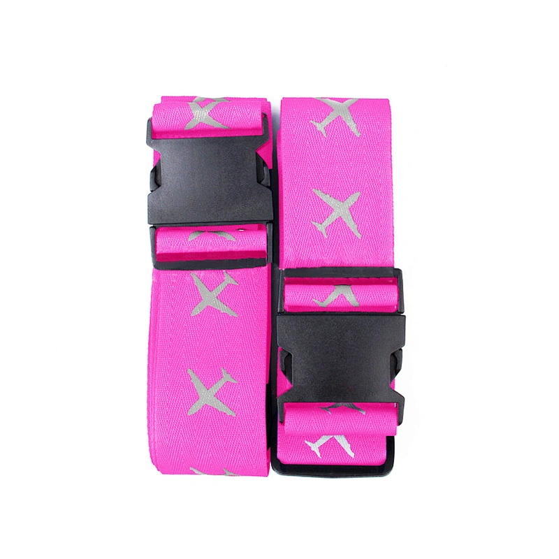 Wholesale Personalised 100% Polyester Webbing Belt 50mm Width Safty Buckle Luggage Straps