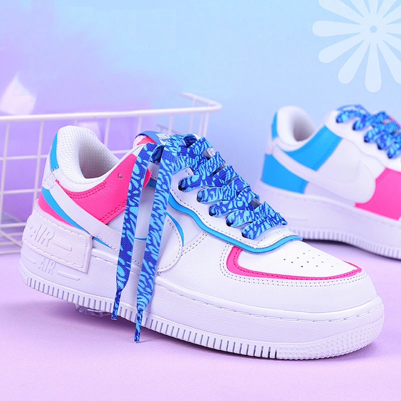 Most Powerful Colorful Leisure Reflective Polyester Sneaker Flat Shoelace//