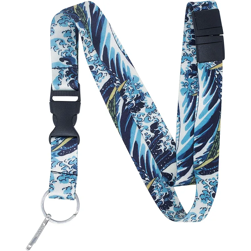 New Arrival Customization Sublimation Printed Neck Strap Polyester Lanyard