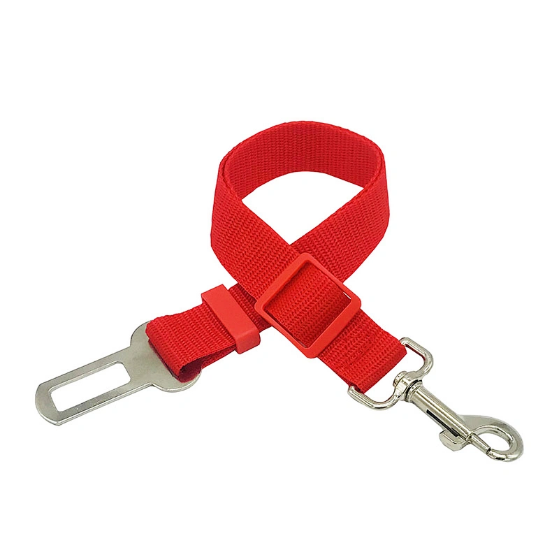 Amazon Nylon Webbing Colorful Belts High Quality Alloy Hook Pets Dog Car Safety Seat Belt