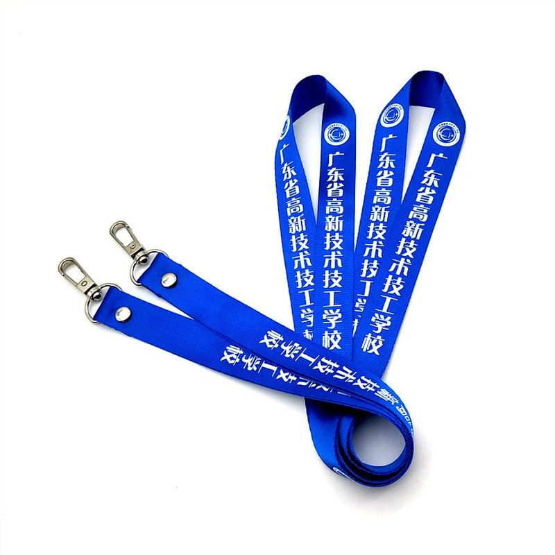 Outdoor Cheap Holder Print Custom LOGO Cute Polyester Lanyard//