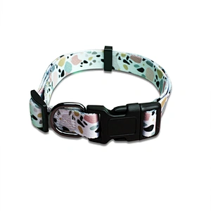 Hot Selling Colorful New Design Heat Transfer Printing 100% Polyester Dog Collar